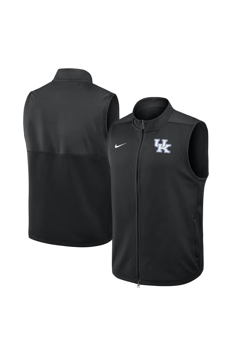 Nike Men's Nike Black Kentucky Wildcats Primetime Victory Performance Full-Zip Vest, Alternate, color, Black