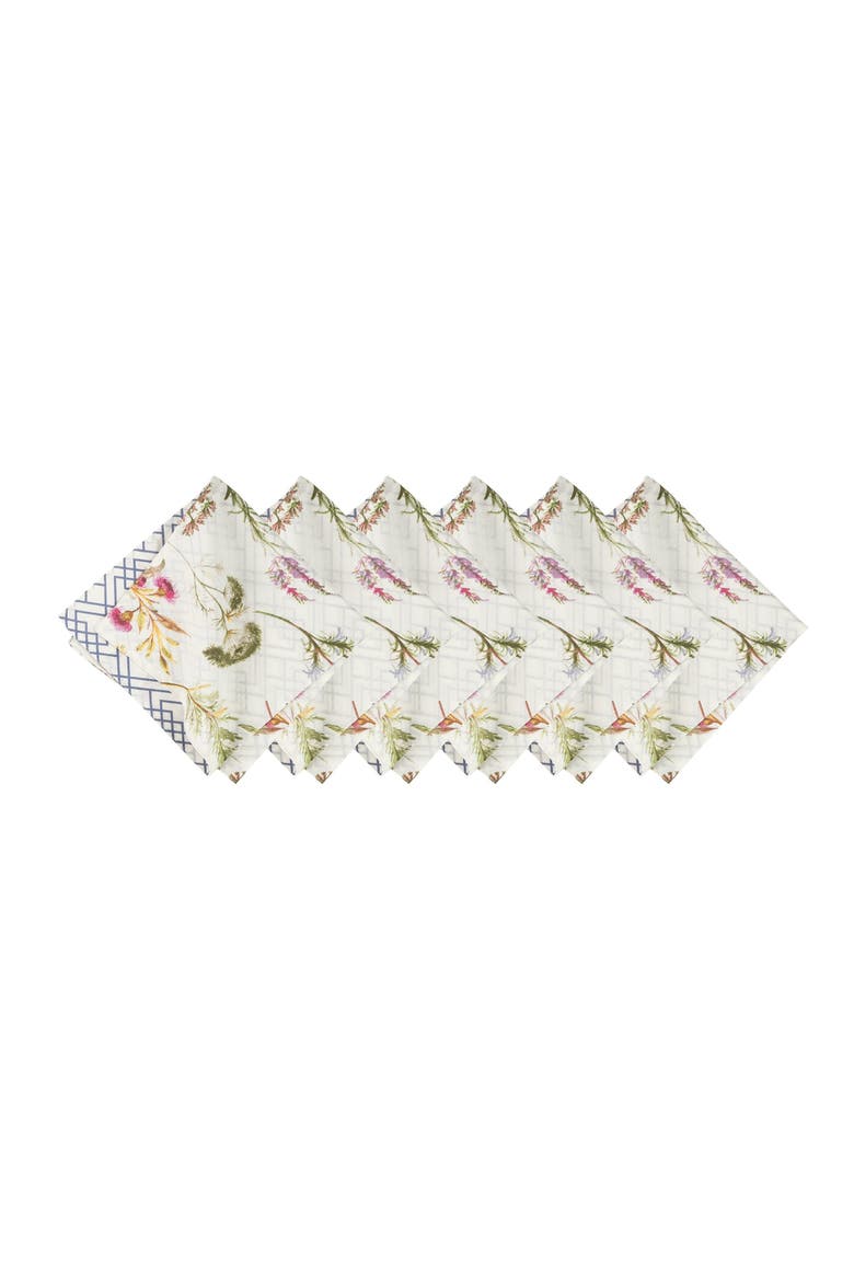 Genevieve Napkin Set of 6, Alternate, color, Green