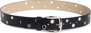 Steve Madden Textured Grommet Belt