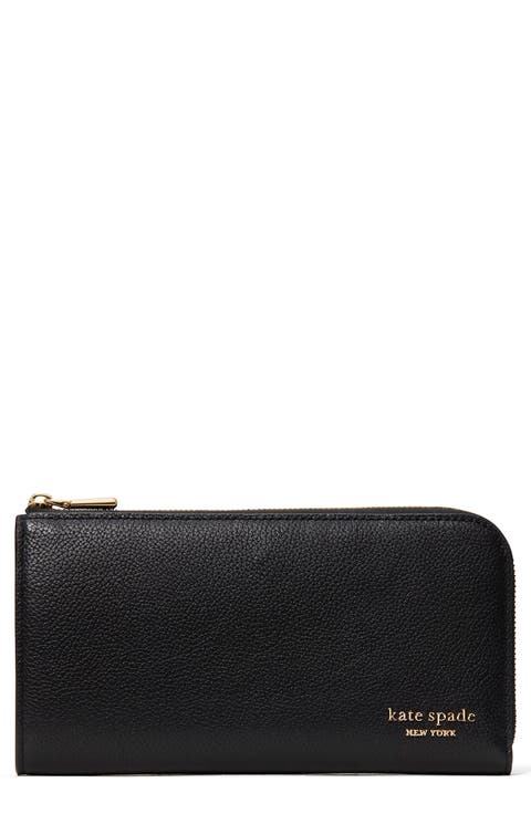 Devin Pebble Leather Zip Wallet