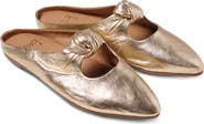 Beek Noddy Leather Flat Mule