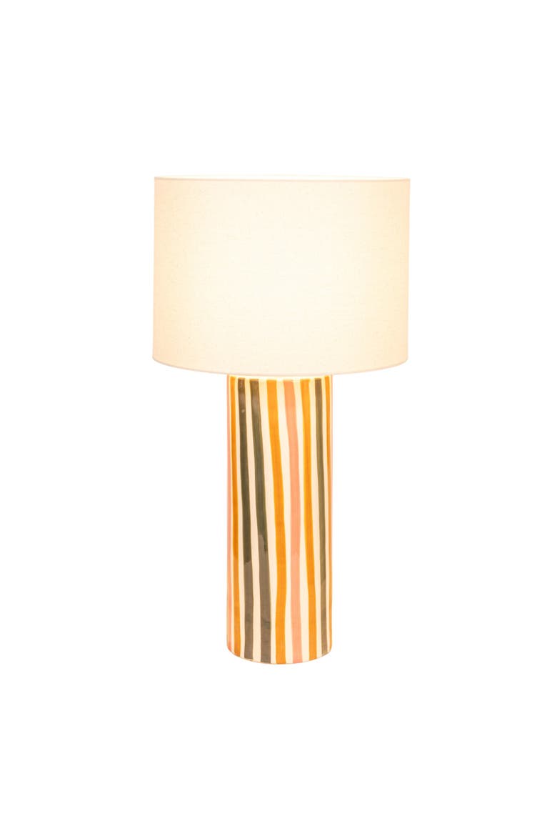 Table Lamp with Shade, Alternate, color, Orange