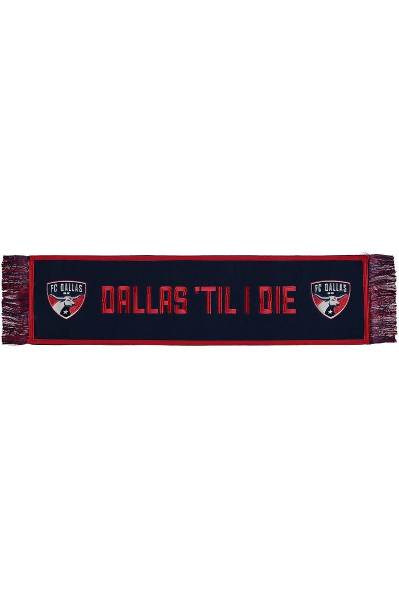FC Dallas 30.5'' x 8'' Heritage Scarf Banner, Main, color, Navy