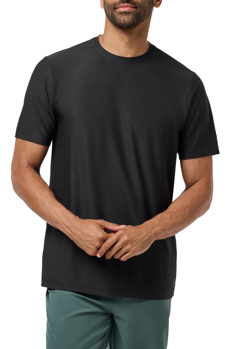 TravisMathew First Day Performance T-Shirt, Main, color, Black