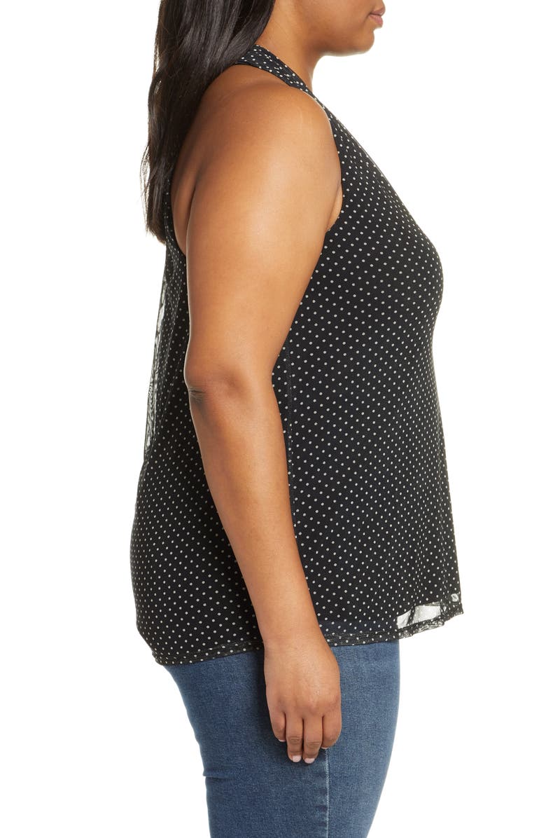 Loveappella Dot Mesh Tank, Alternate, color, 