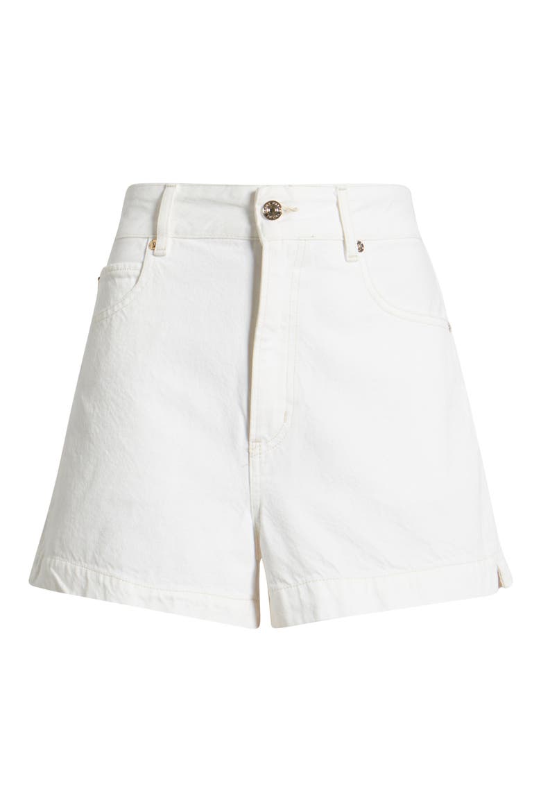 The Charm High Waist Denim Shorts, Alternate, color, AU NATURAL CLEAN