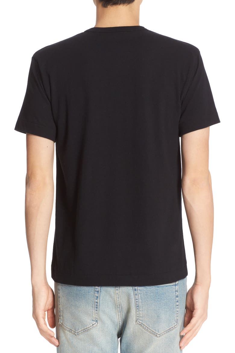 Twin Hearts Slim Fit Jersey T-Shirt, Alternate, color, BLACK 1