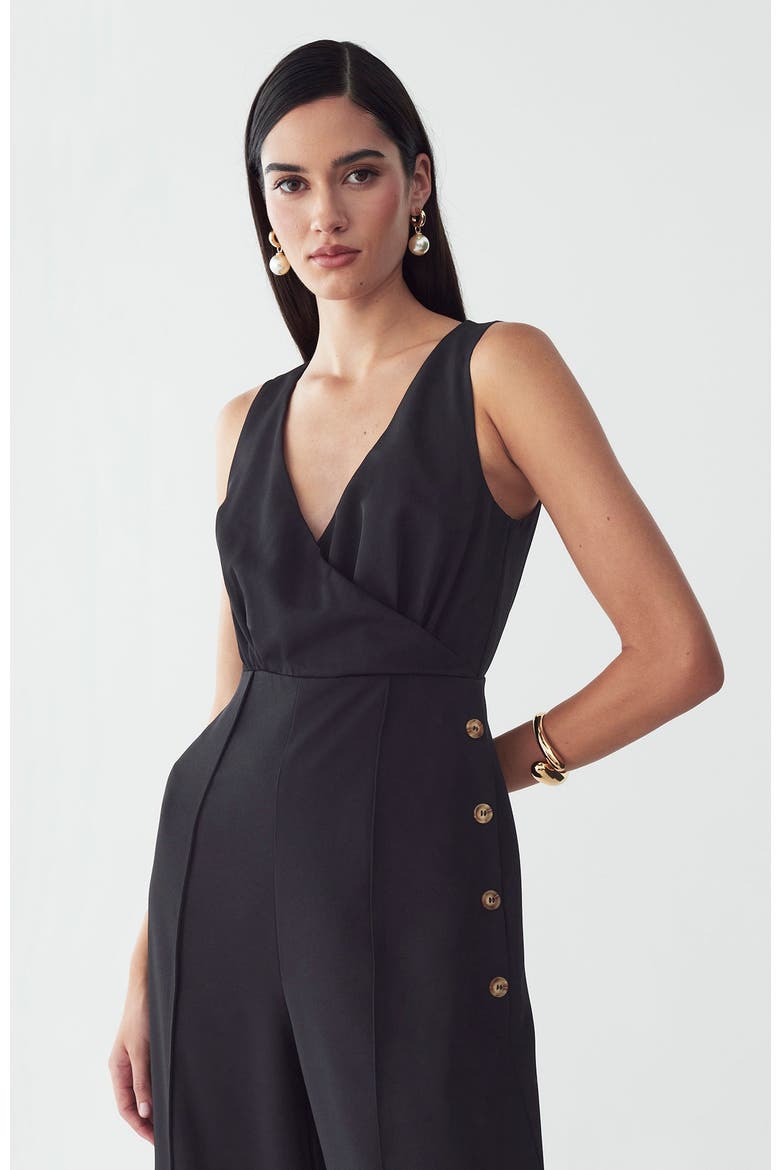 Justina Jumpsuit, Alternate, color, Black