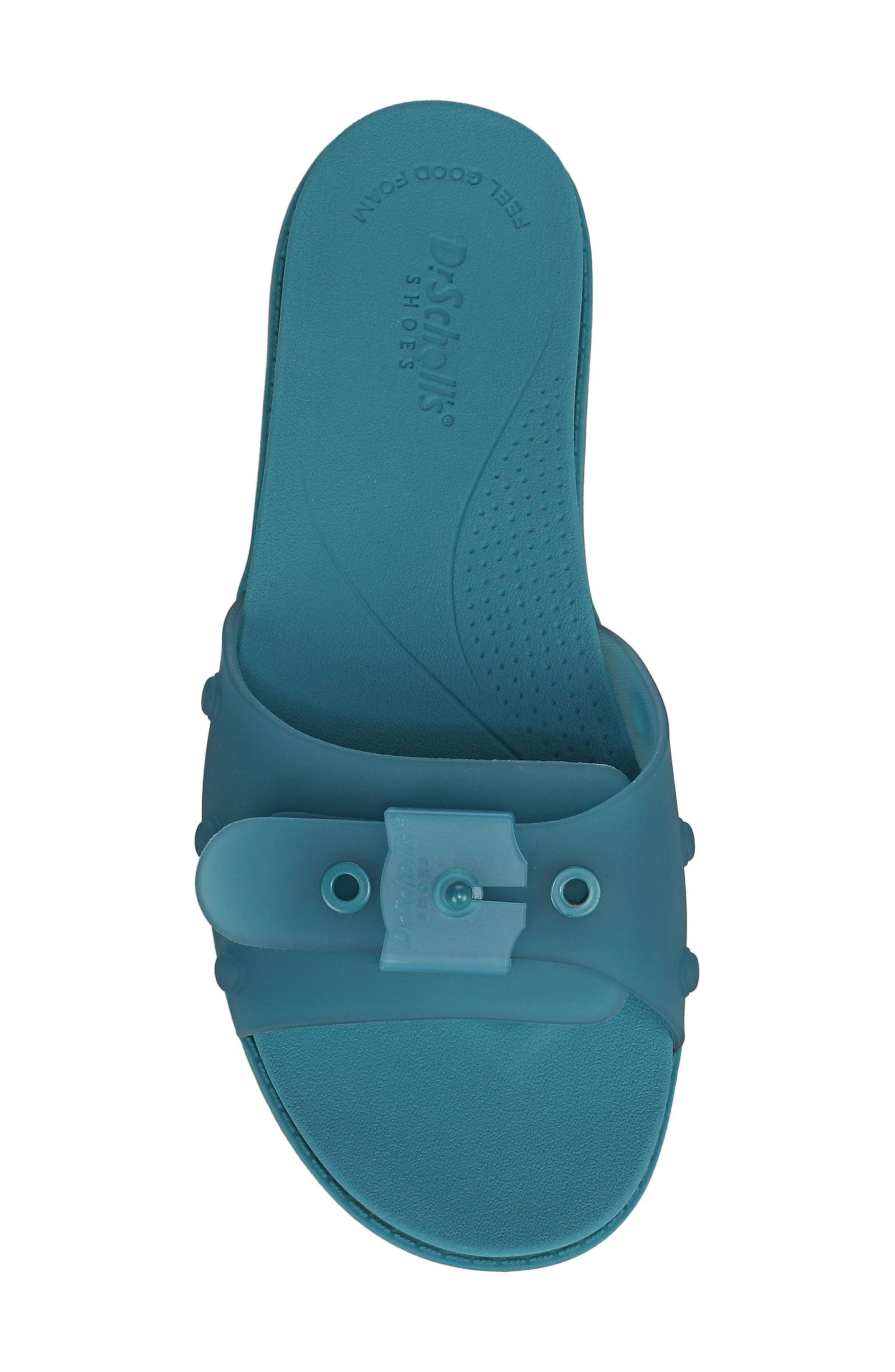 Original Slide Sandal, Alternate, color, AQUA MOON