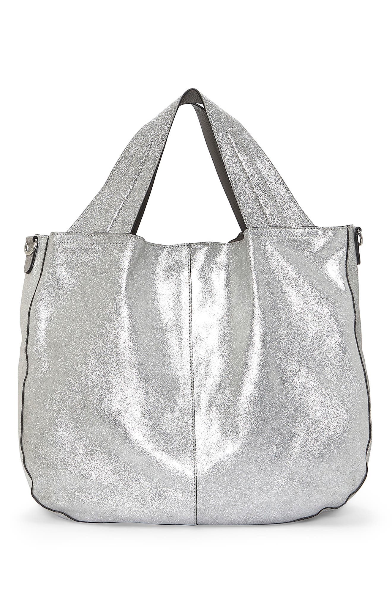 Miki Tote Bag, Main, color, SILVER 06