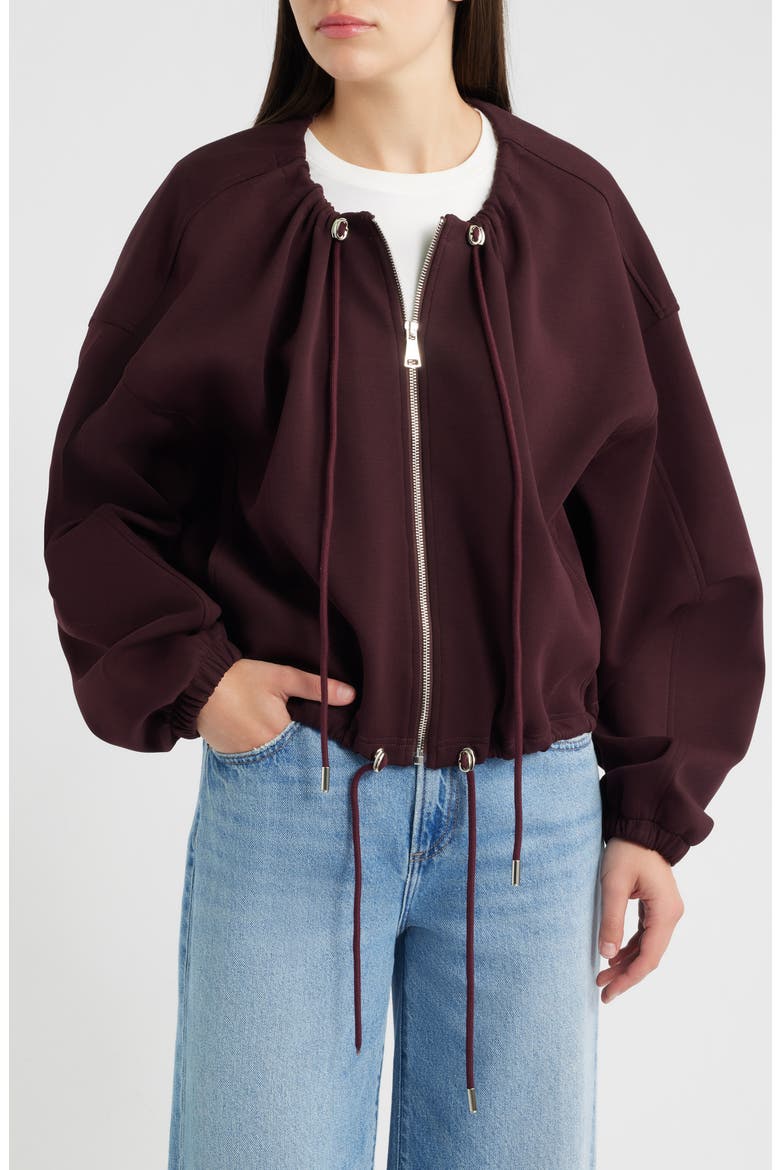Shosha Jacket, Alternate, color, BORDEAUX