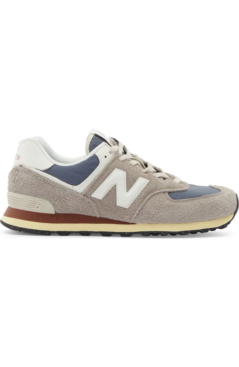 New Balance Gender Inclusive 574 Sneaker, Alternate, color, Arid Stone/ Sea Salt