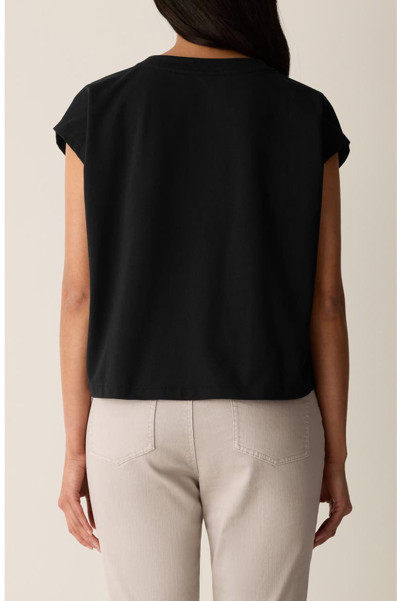 Organic Cotton Blend T-Shirt, Alternate, color, BLACK
