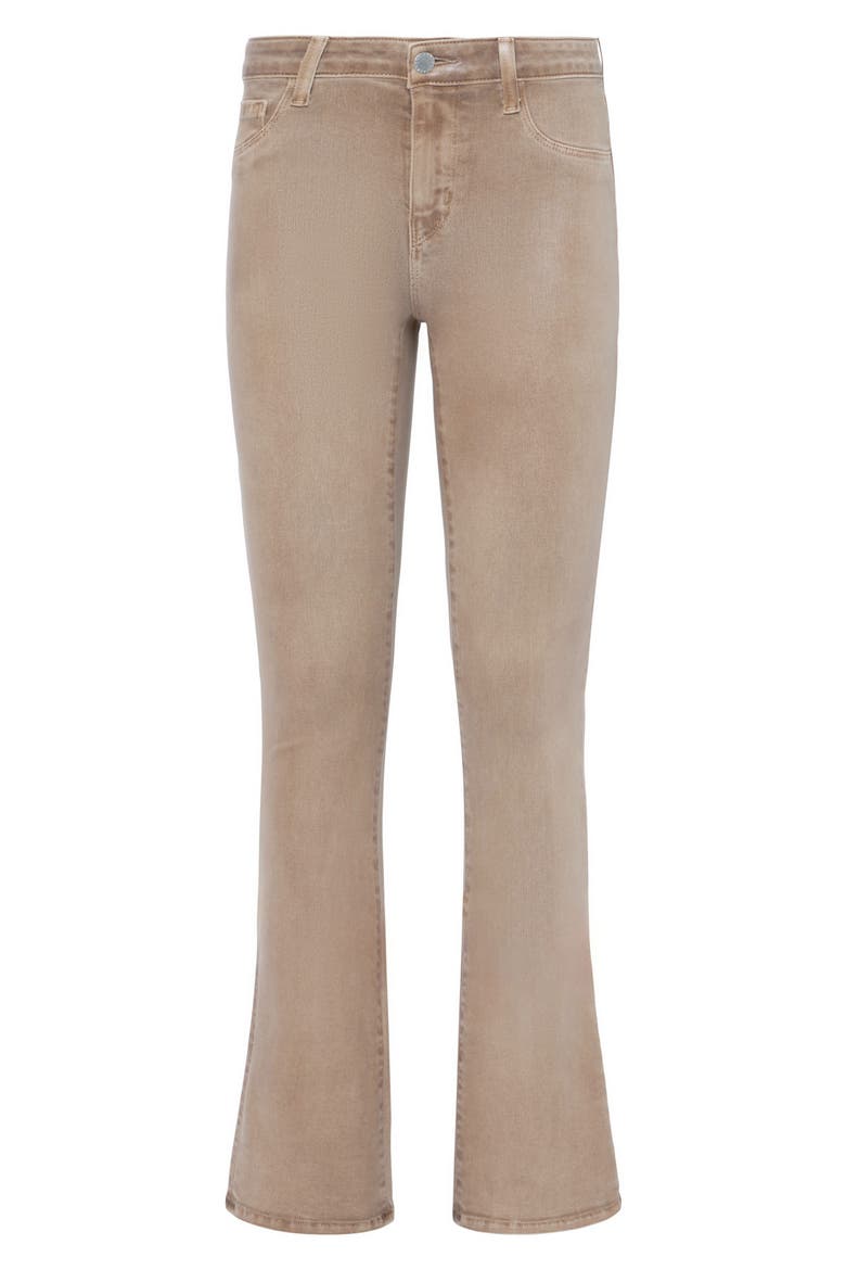 Selma Sleek High Waist Bootcut Jeans, Alternate, color, RYE COATED