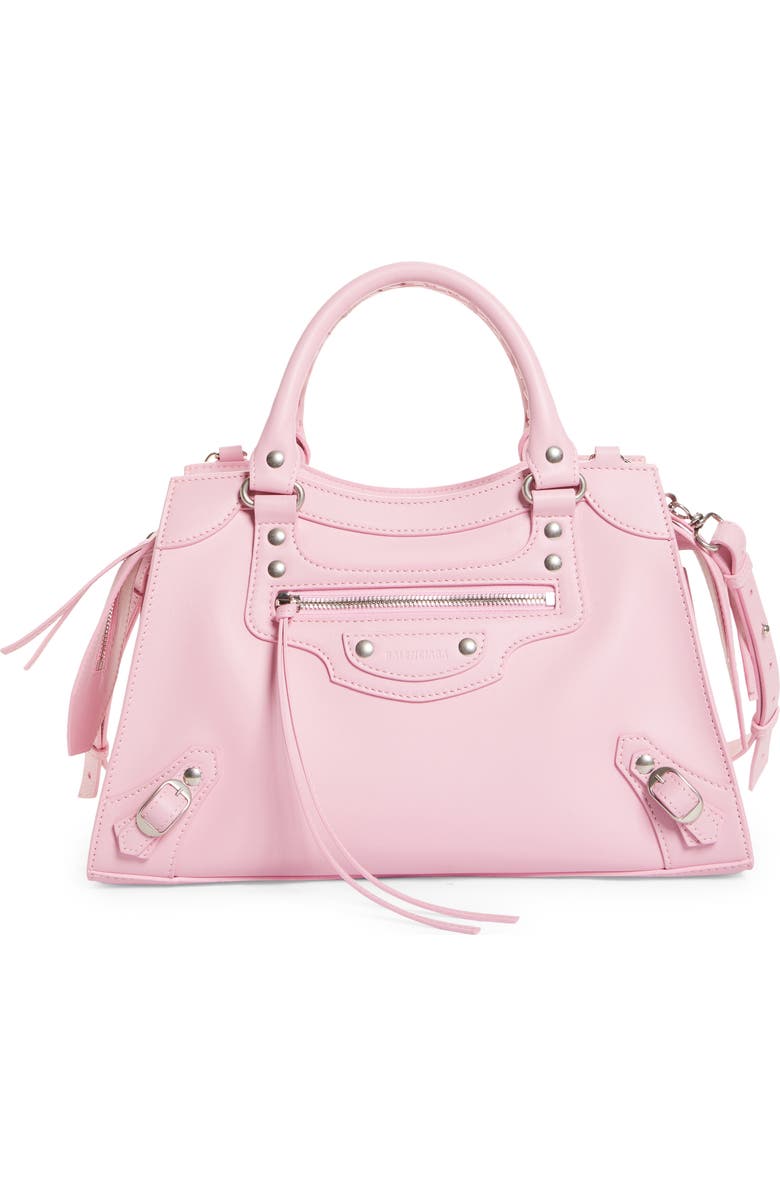 Balenciaga Small Neo Classic City Leather Top Handle Bag, Main, color,