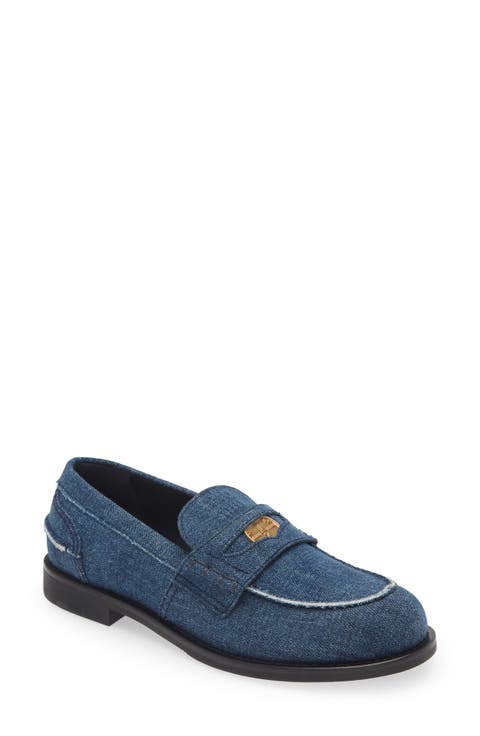 Denim Penny Loafer