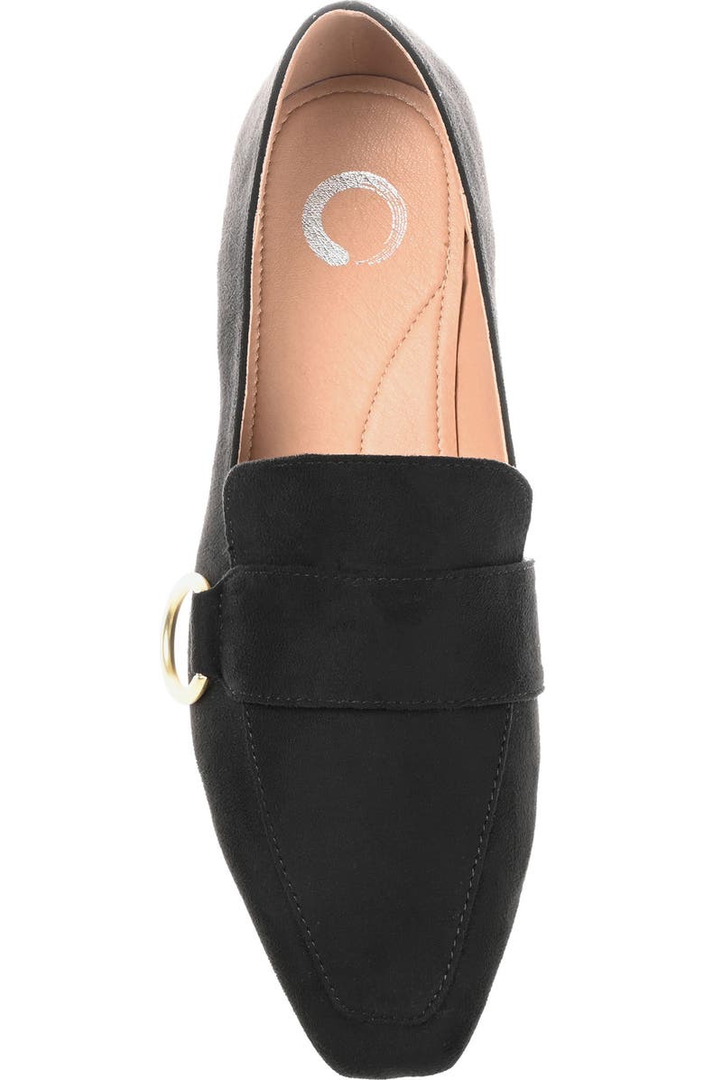 Journee Collection Benntly Vegan Leather Flat Loafer, Alternate, color,