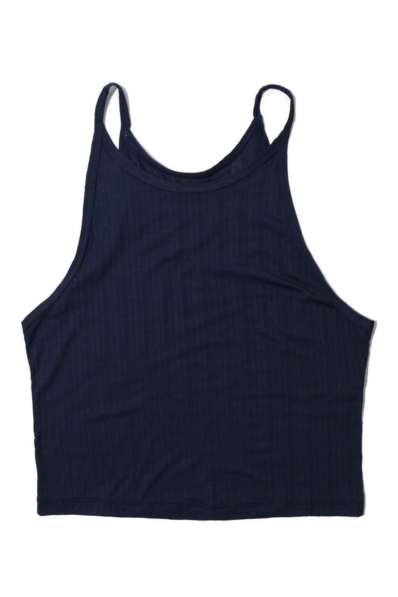 High Neck Crop Camisole, Main, color, BICOASTAL