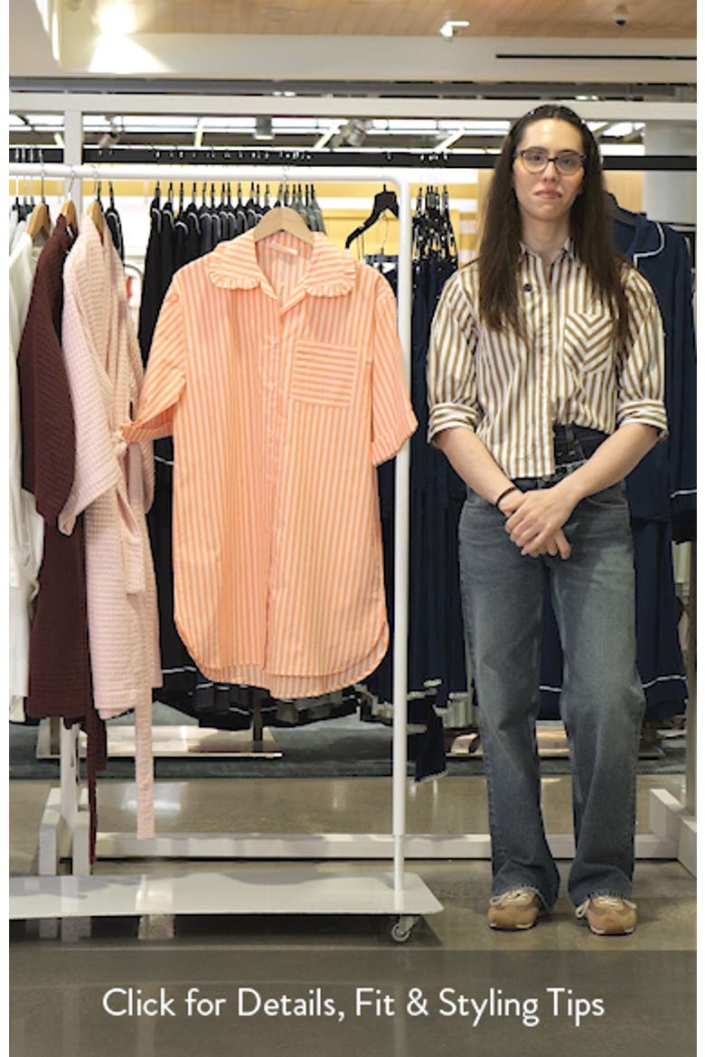 Butterscotch Stripe Cotton Nightshirt video