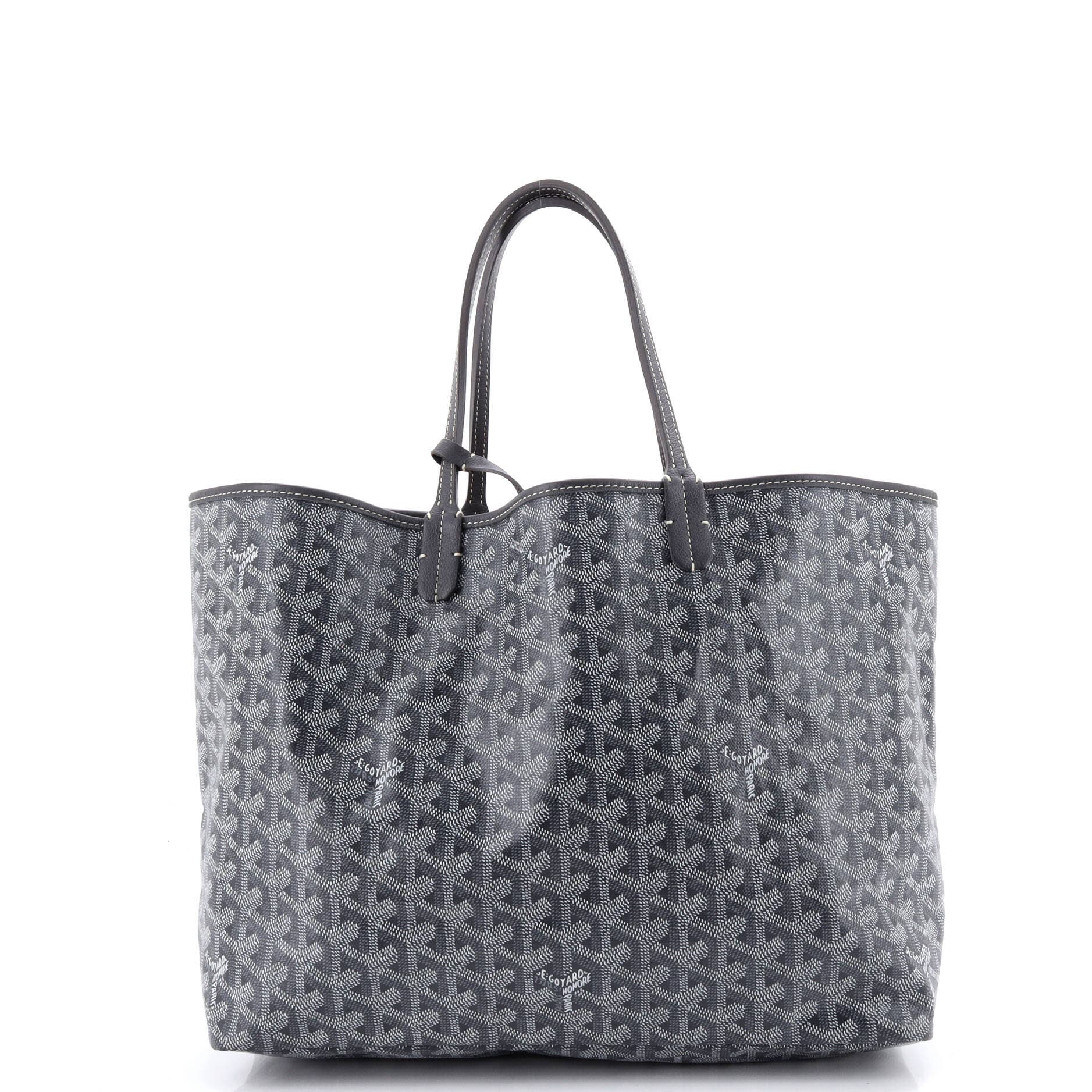 Pre-Owned Goyard Saint Louis Tote Coated Canvas PM, Alternate, color, Gray