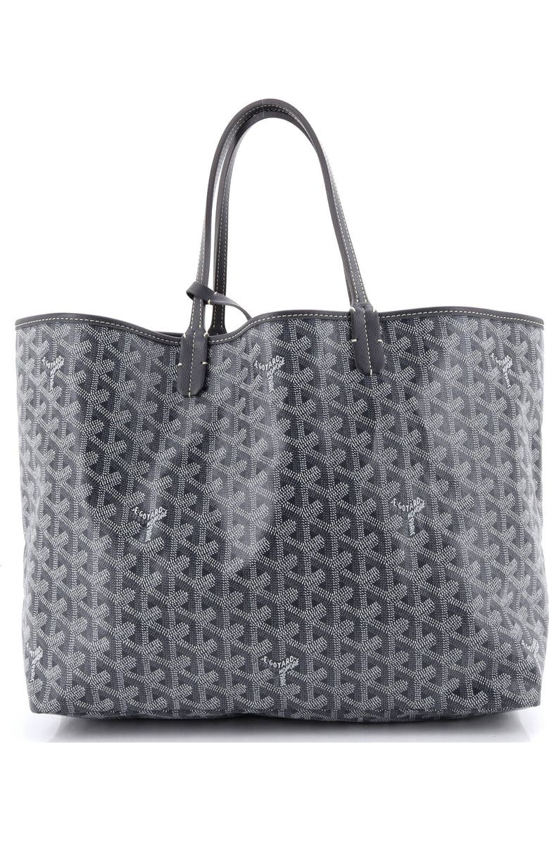 Pre-Owned Goyard Saint Louis Tote Coated Canvas PM, Alternate, color, Gray