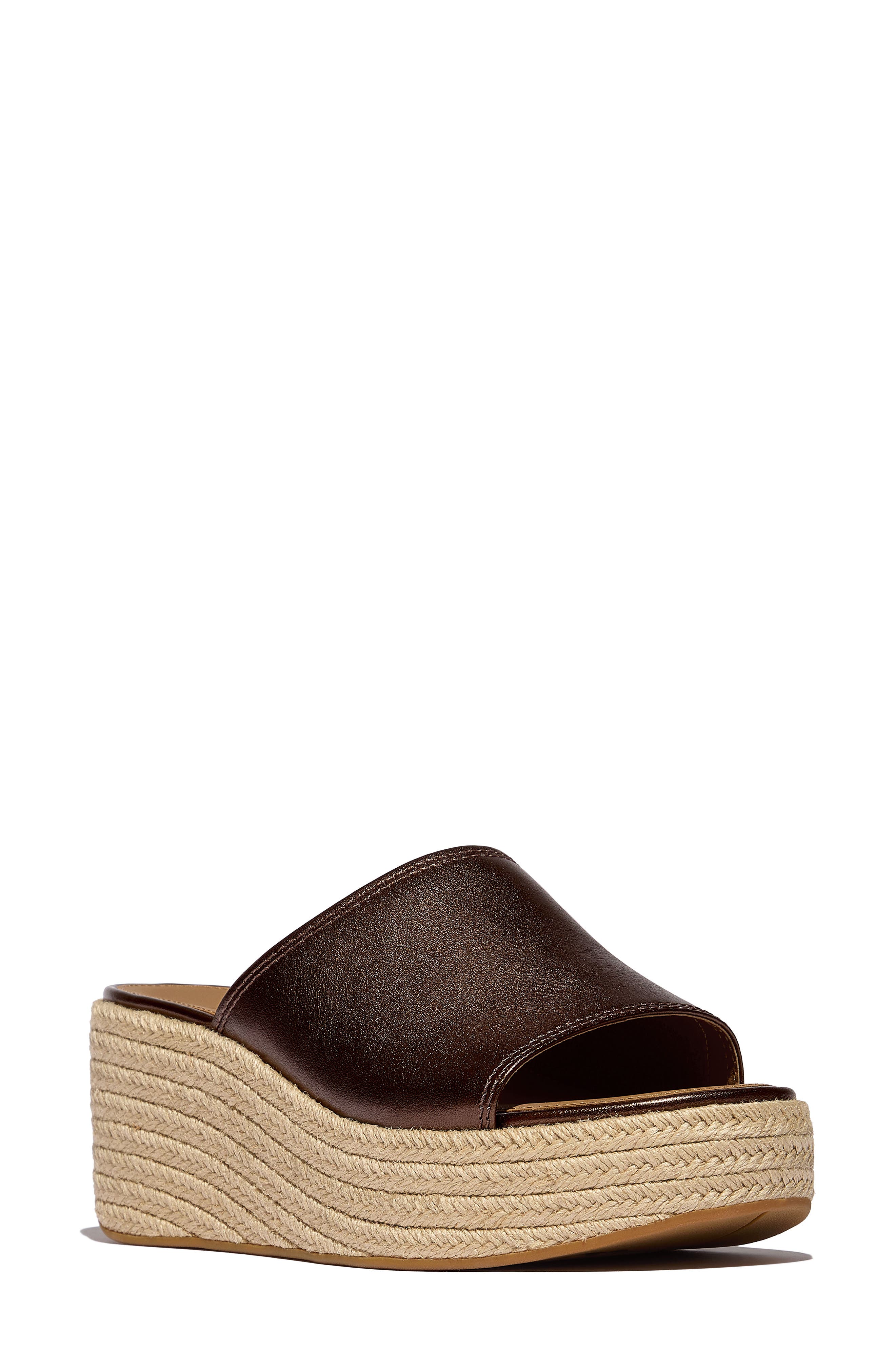 FitFlop Platform Espadrille Slide Sandal