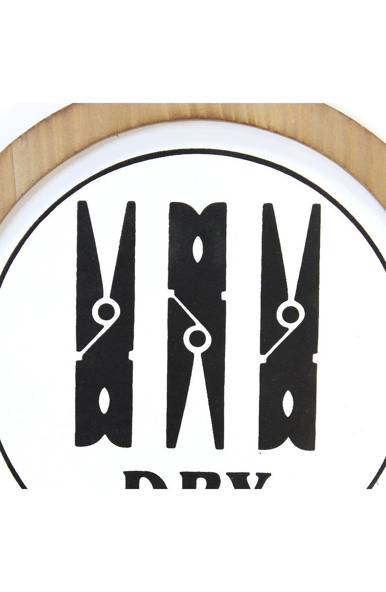 STRATTON HOME DECOR Black/White Wash Dry Press Wall Decor - Set of 3, Alternate, color, 