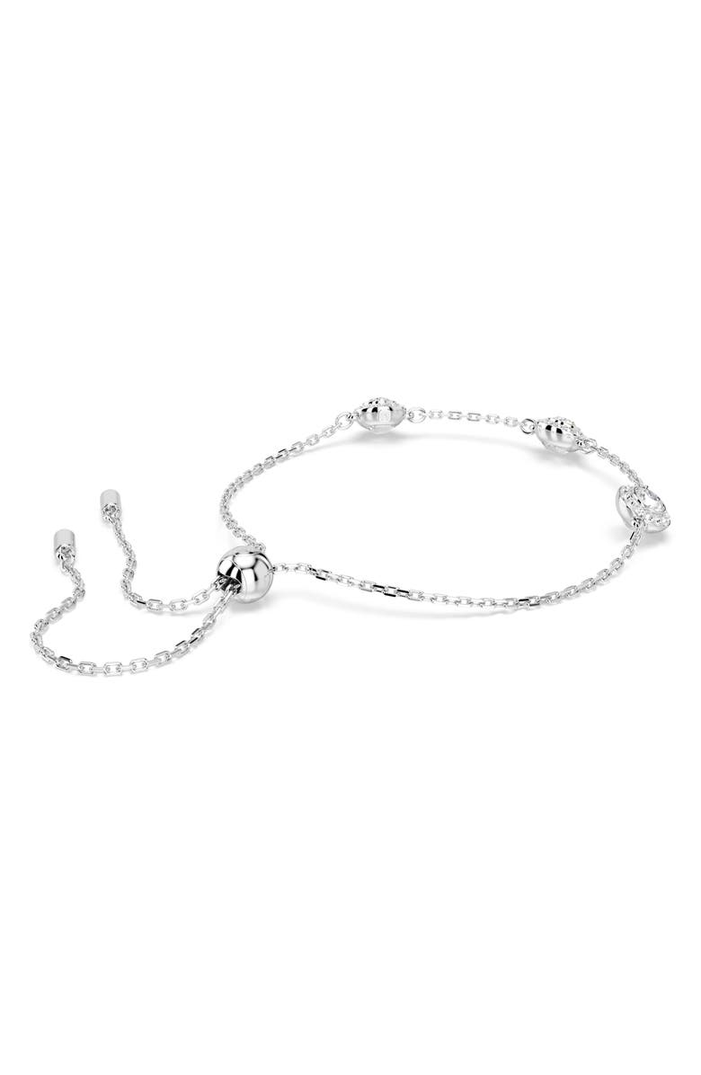 Swarovski Una Double Sided Bracelet, Alternate, color, White/ Silver