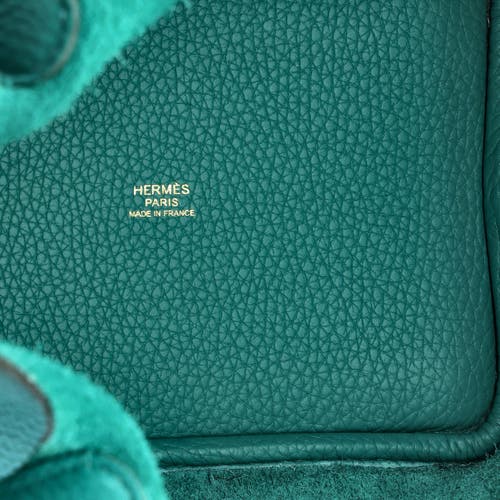 Pre-owned Hermes Hermes Picotin Lock Bag Clemence Pm In Blue