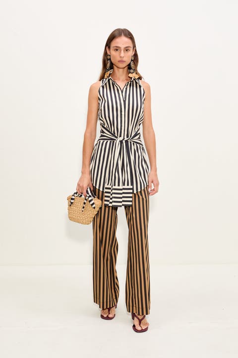 Inna Sleeveless Poplin Top