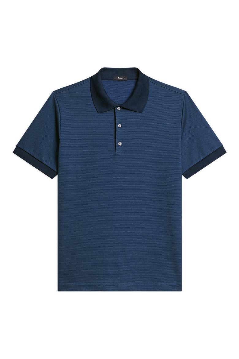 Geometric Jacquard Polo, Alternate, color, BALTIC MULTI