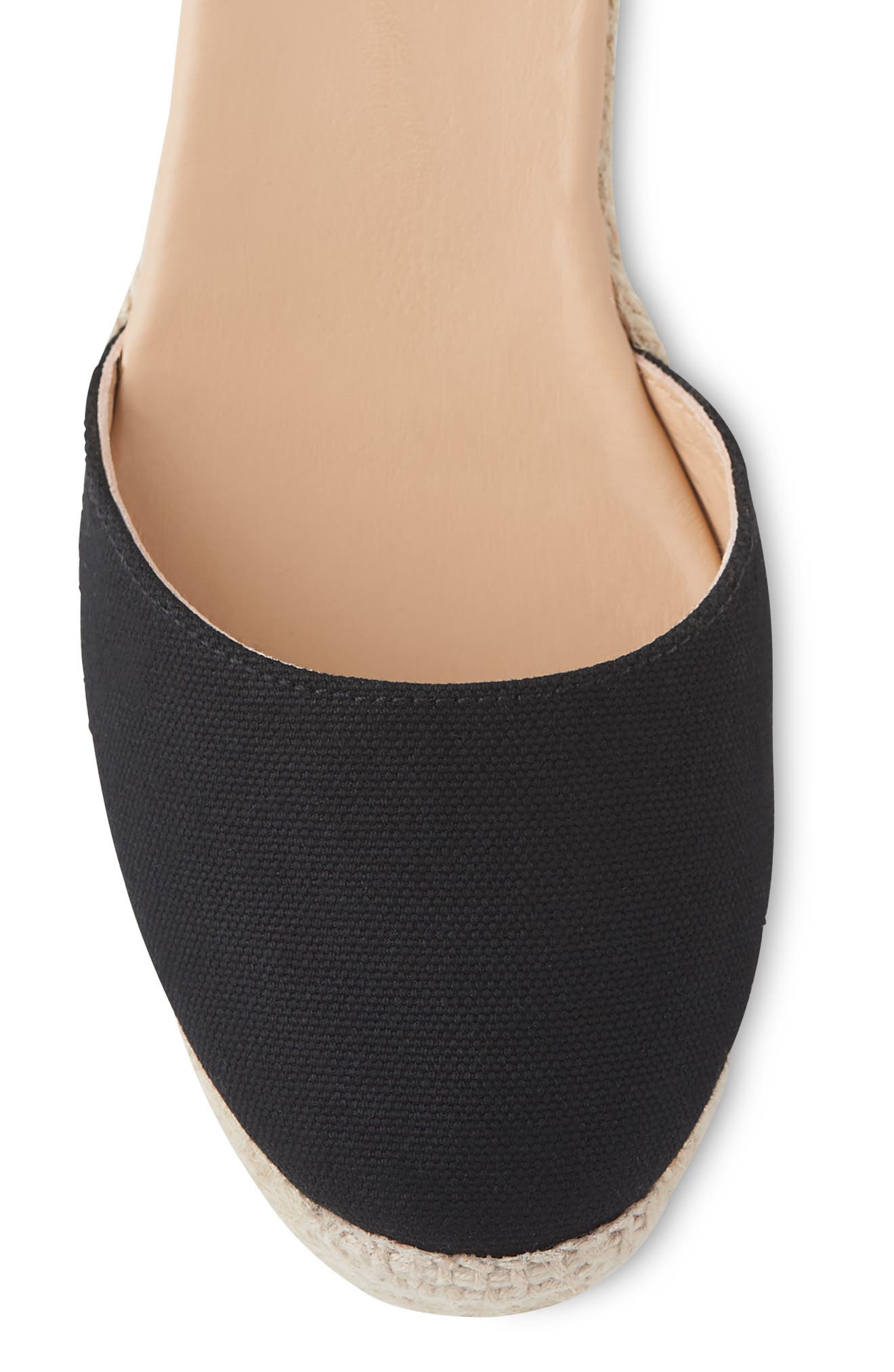 LK Bennett Maureene Closed Toe Platform Espadrille Sandal, Alternate, color, Black