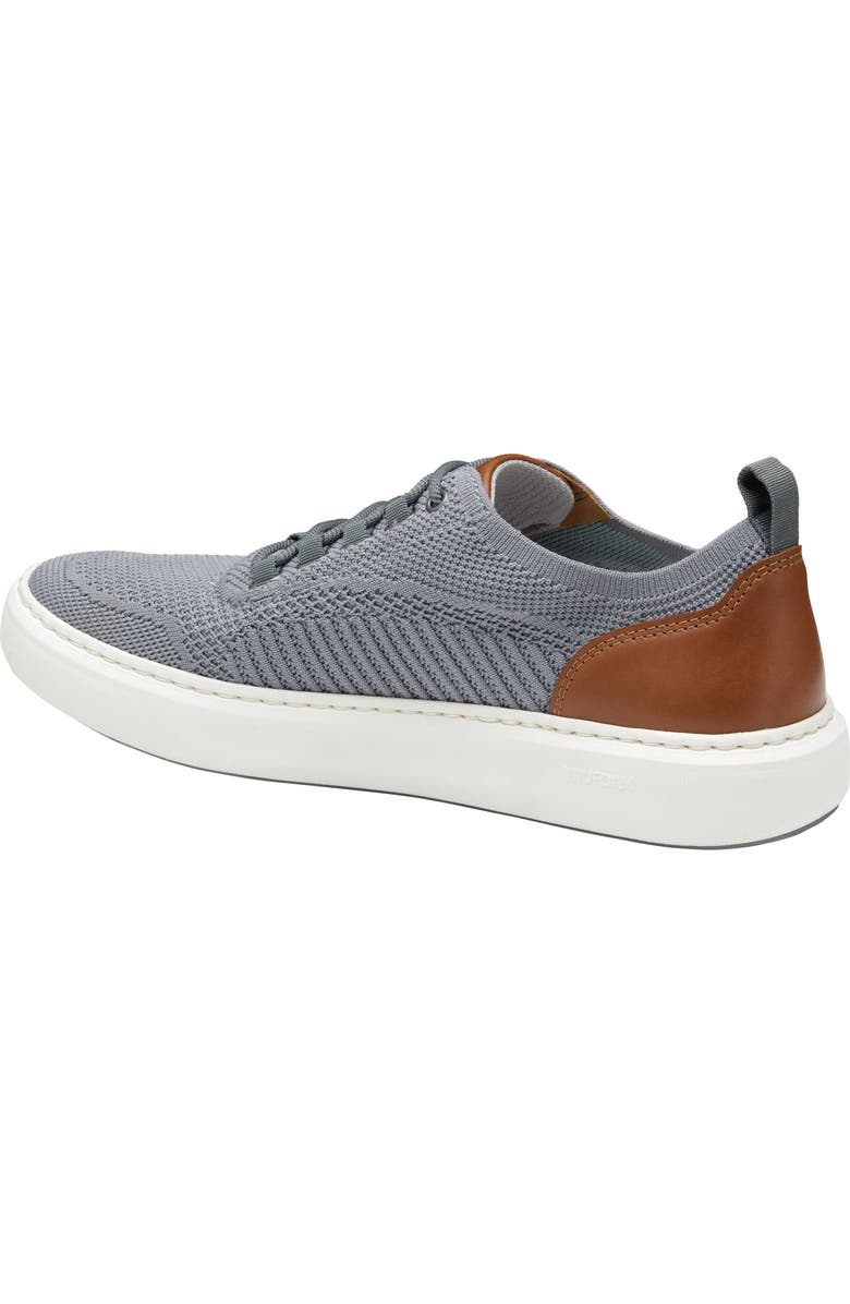 Johnston & Murphy Anders Knit Sneaker, Alternate, color, Gray Knit