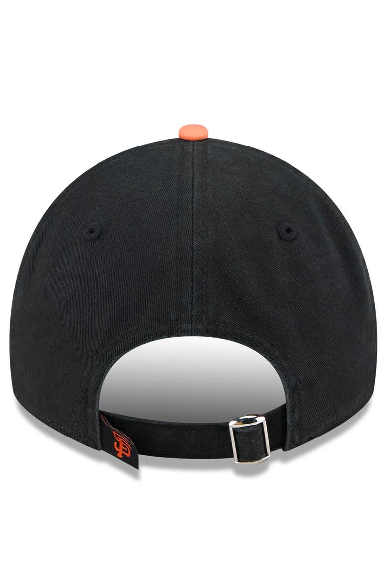Men's New Era  Black/Orange San Francisco Giants 2025 City Connect 9TWENTY Adjustable Hat, Alternate, color, Black