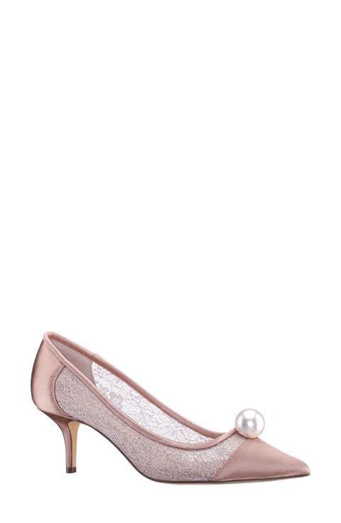 Bence Pointed Cap Toe Pump (Women)