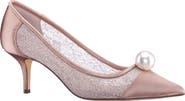 Nina Bence Pointed Cap Toe Pump