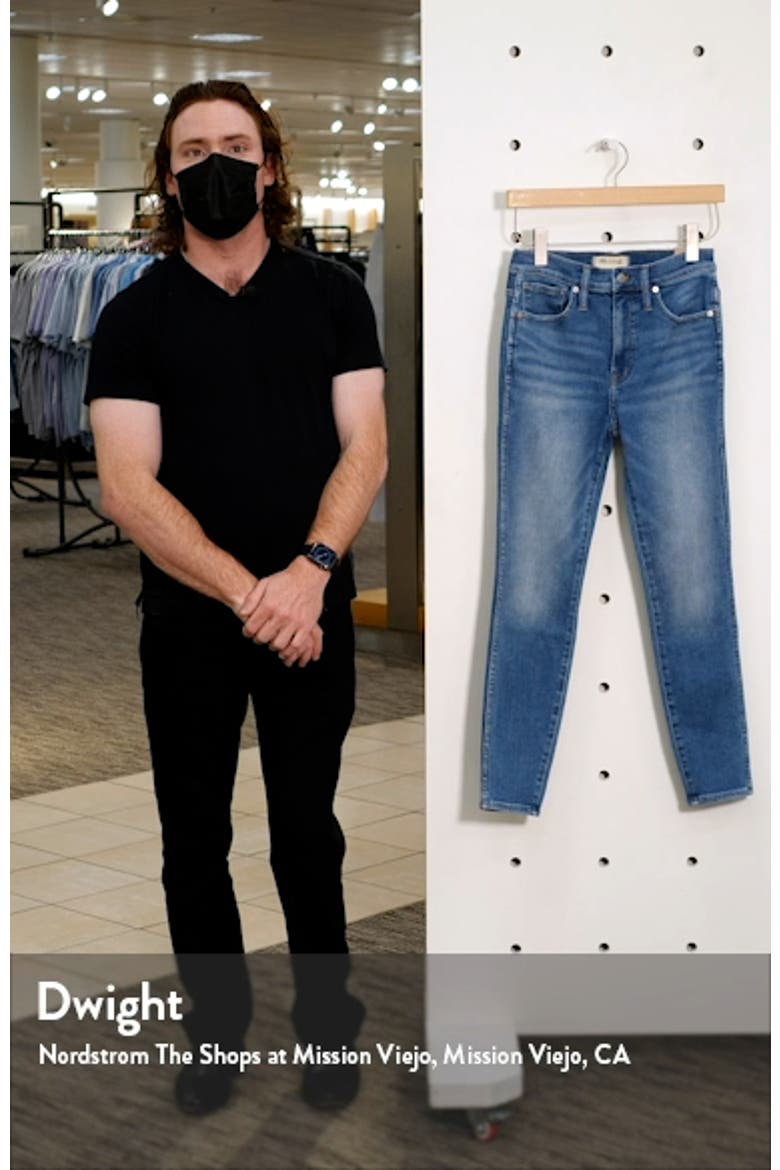 10-Inch High Waist Crop Skinny Jeans video