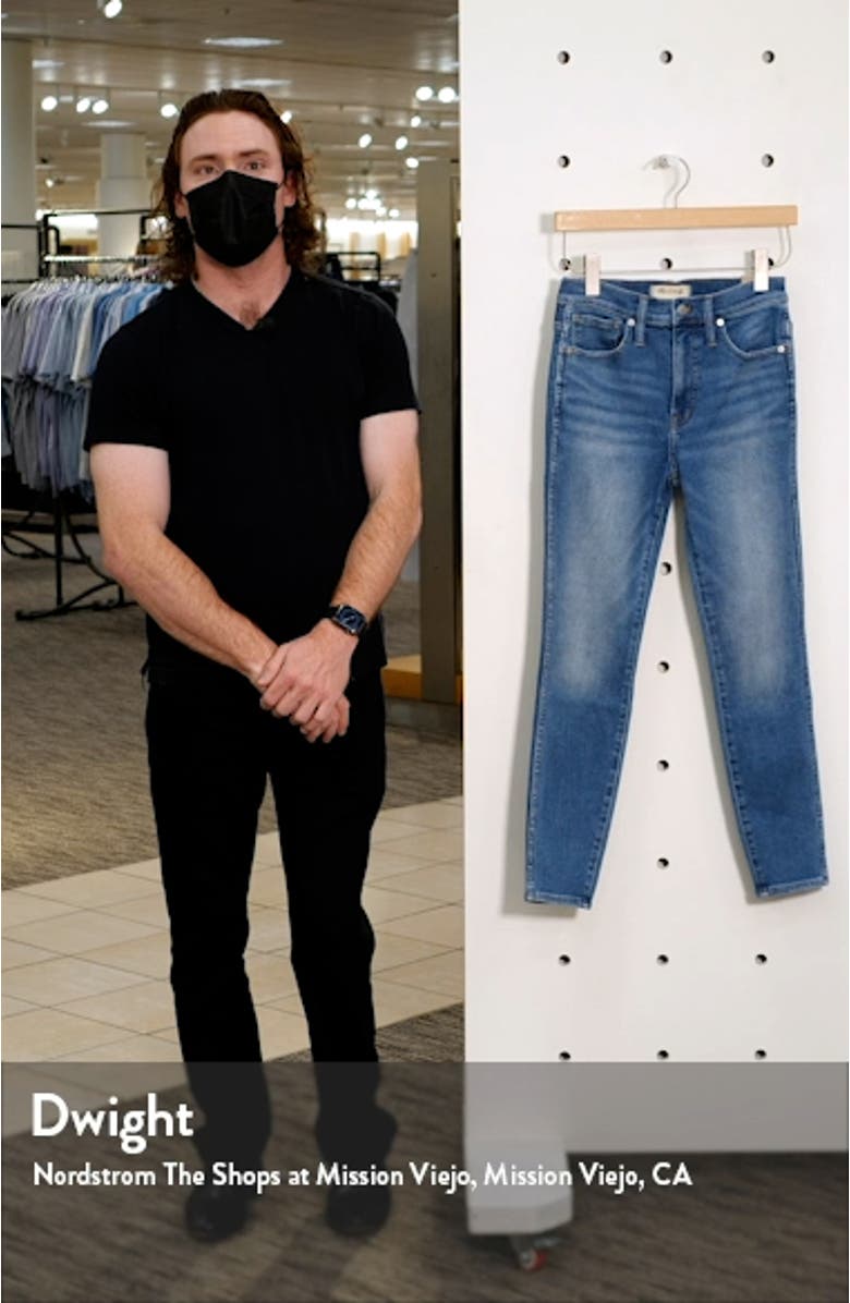 10-Inch High Waist Crop Skinny Jeans, sales video thumbnail