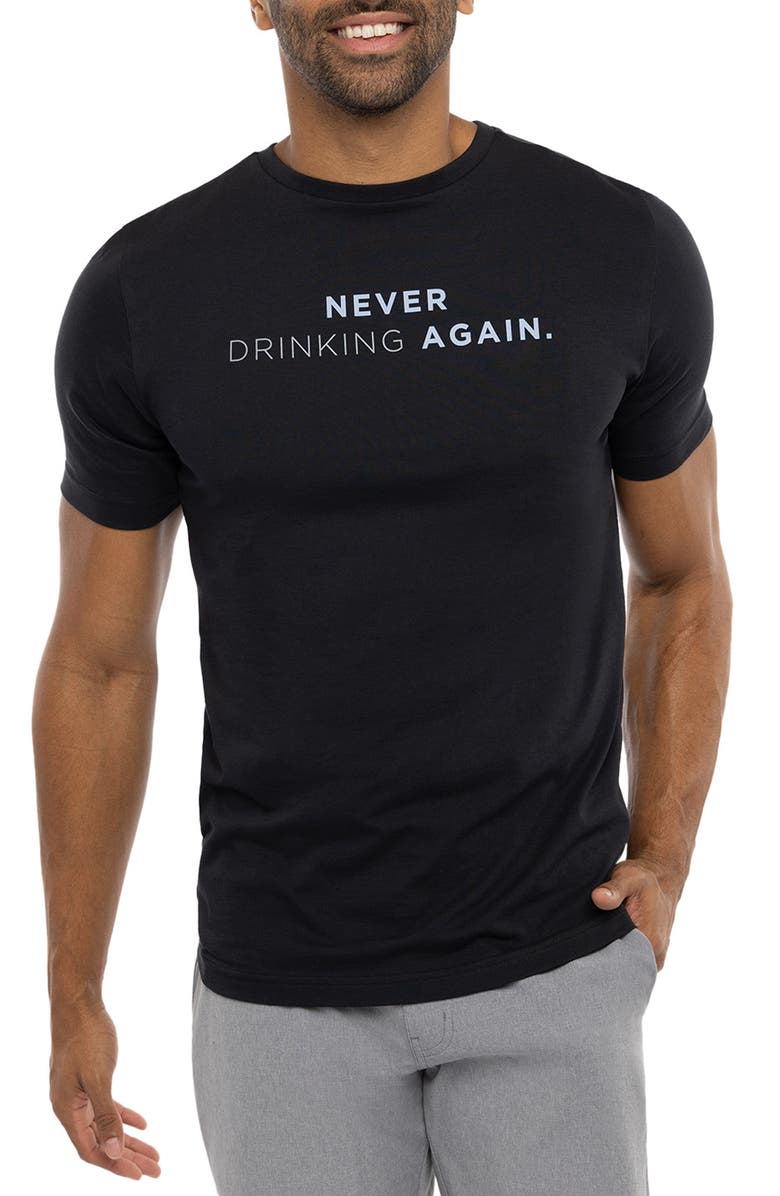 TravisMathew Finest Bottle Graphic Tee, Main, color, Black/ Blue