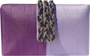 Simitri Braided Fringe Clutch
