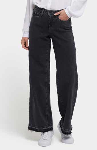 Teresa Release Hem Wide Leg Jeans