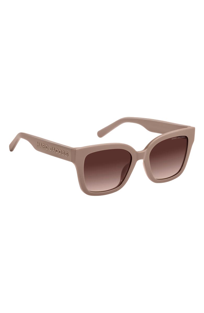 Marc Jacobs 53mm Gradient Square Sunglasses, Alternate, color, 010A-Ha