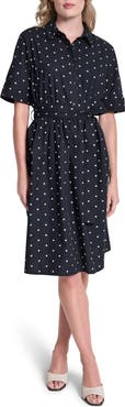 DKNY Tie Waist Shirtdress