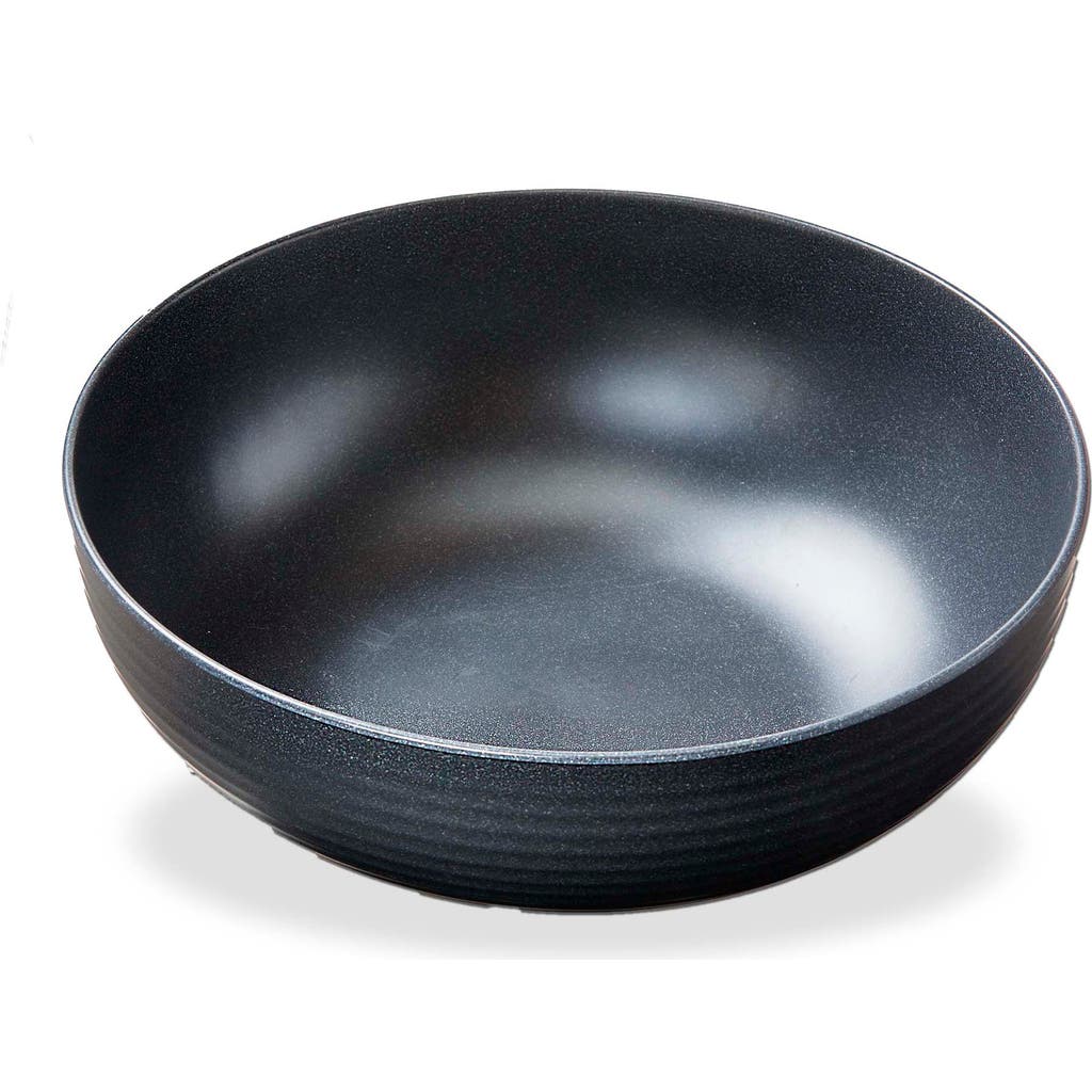 Tag Brooklyn Charcoal Melamine Serving Bowl Dishwasher Safe In Gray
