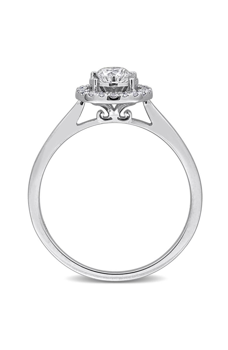 Julianna B. Lab-Grown Diamond Double Halo Ring 18k, Alternate, color, White Gold