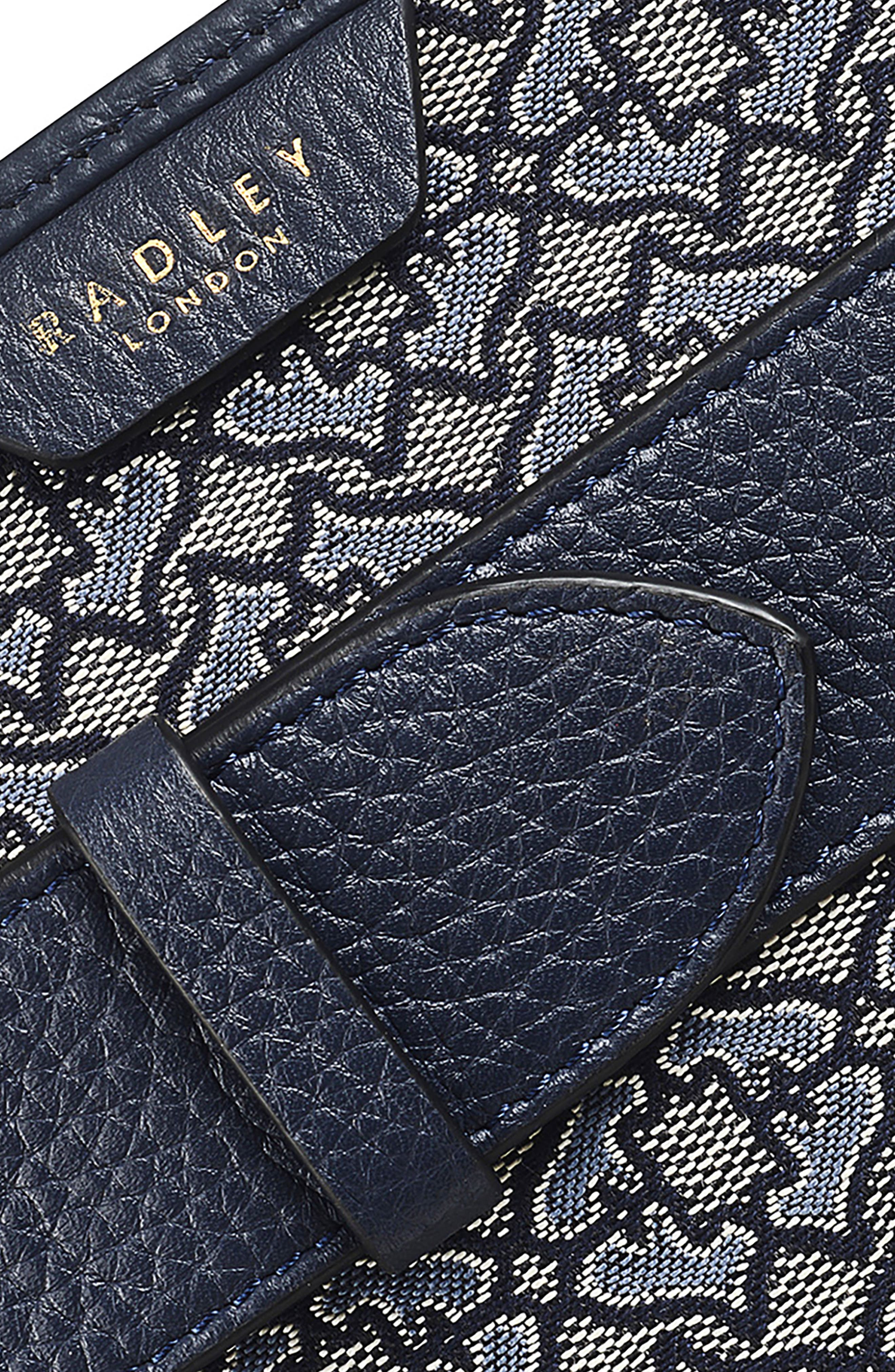 Radley Dukes Place Heirloom Jacquard Shoulder Bag, Alternate, color, Goose Grey