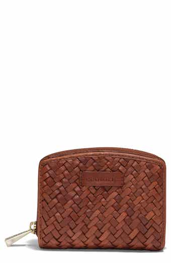 Katy Woven Leather Wallet