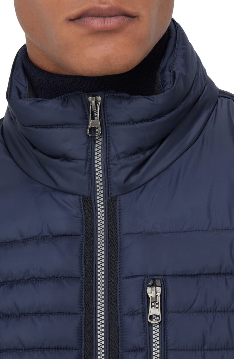 Bugatchi Quilted Bomber Jacket, Alternate, color, 