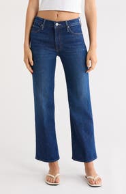 MOTHER Lil' Kick It High Waist Straight Leg Jeans