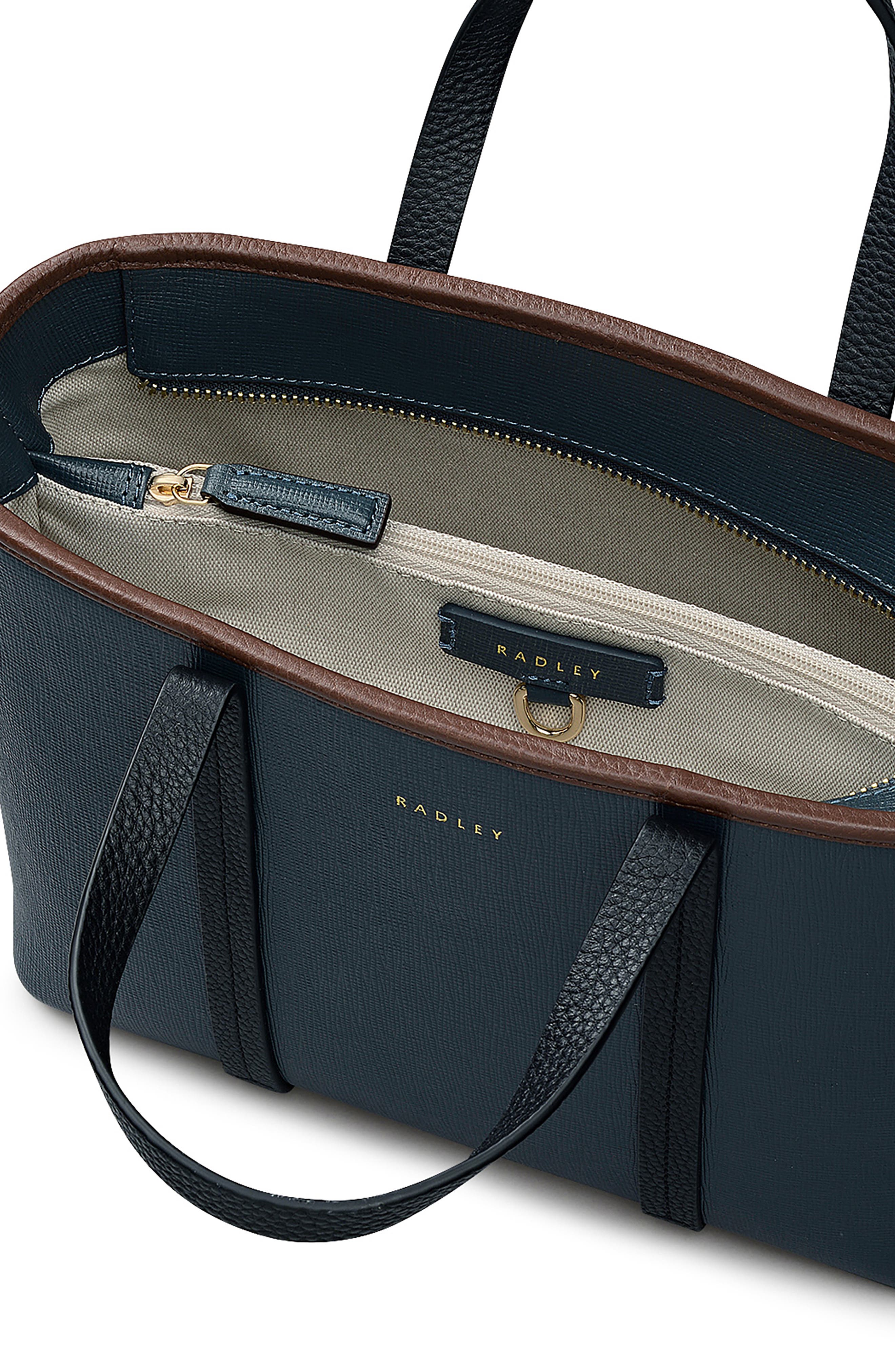 Templeton Place Saffiano Leather Small Tote Bag, Alternate, color, TEAL